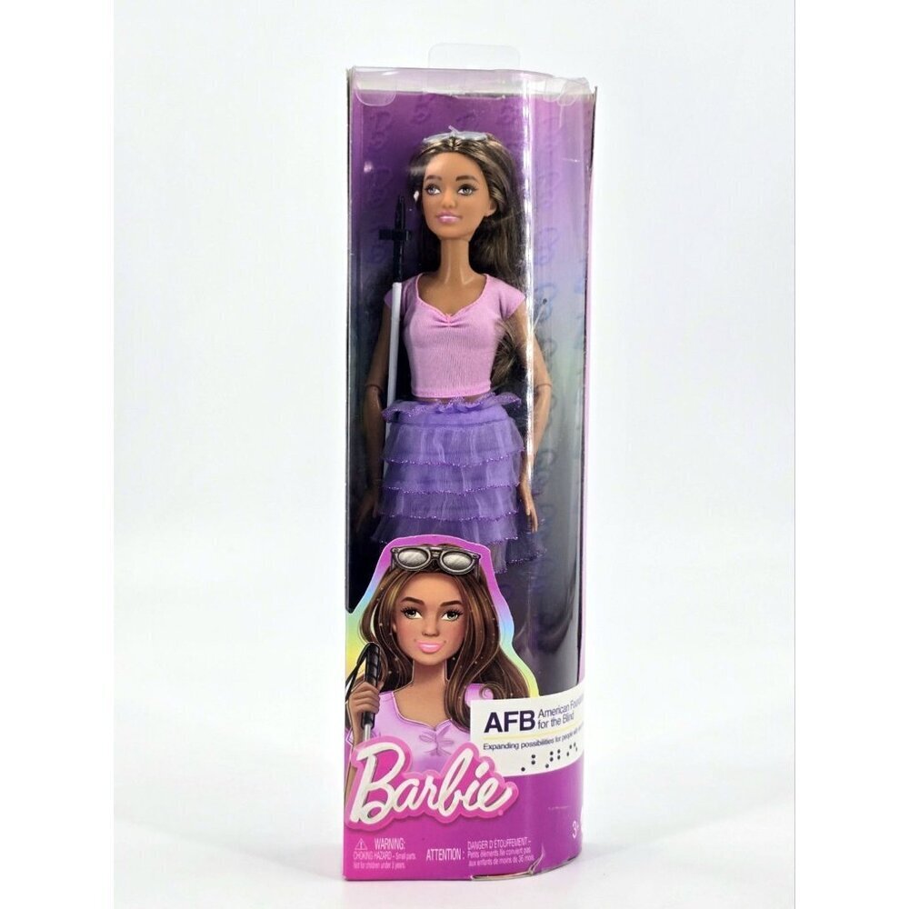 Barbie Fashionistas Doll #228, Blind Doll Wearing Pink Top and Ruffled Skirt